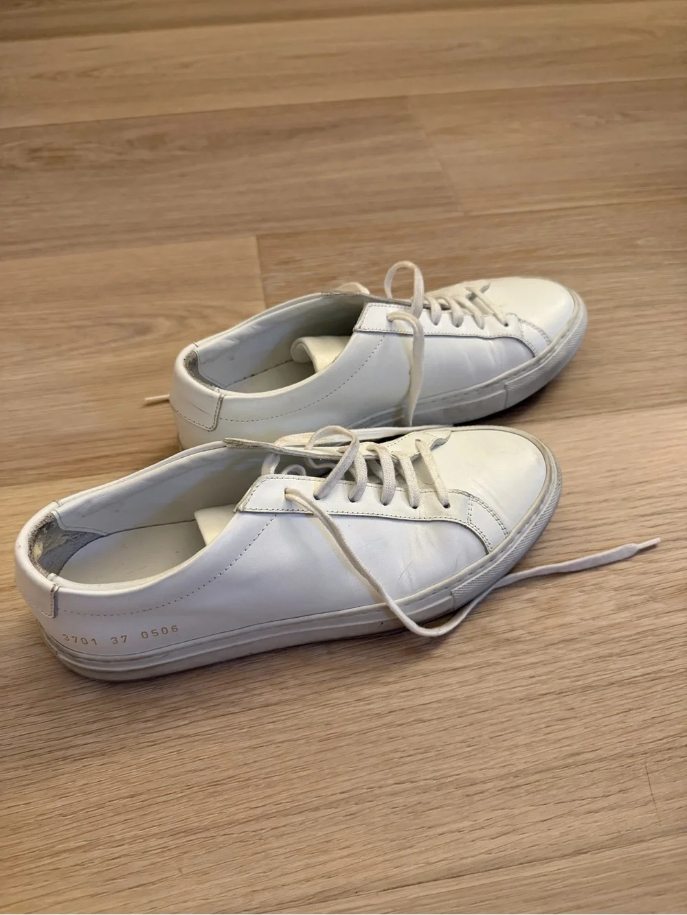 Women's Classic White Leather Sneakers